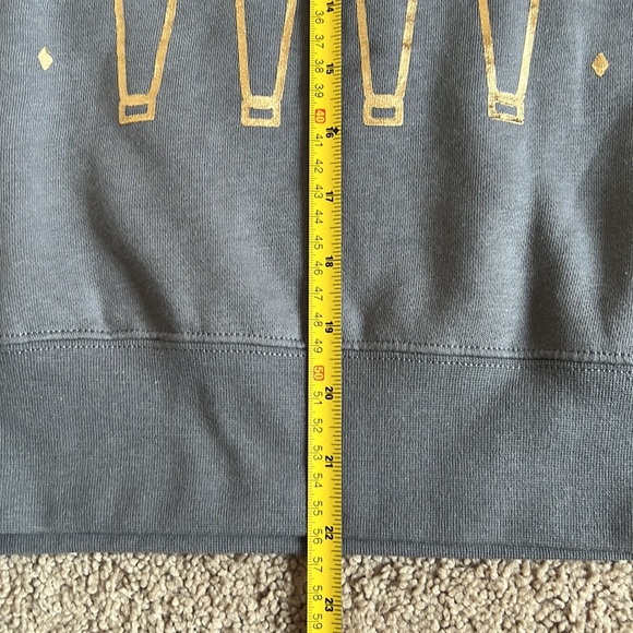 Jordan Jumpman Gray and Gold Basketball Net Graphic Sweatshirt Sz M 10 - 12 NWT - Picture 13 of 13